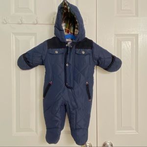 Baby boy front snap snow suit size 3/6 months